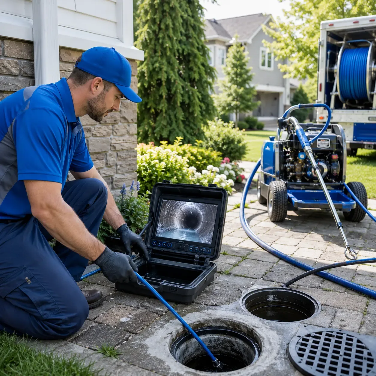 Outdoor drain cleaning professionals serving Tannersville, PA
